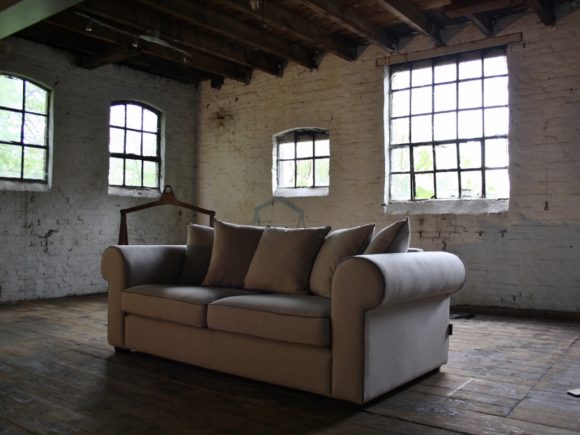 Rural 3-seater Juliette sofa by Room108 with loose cushions